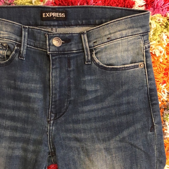 Expresss Mid-Rise Ankle Legging Jean, size 4 - Picture 2 of 12